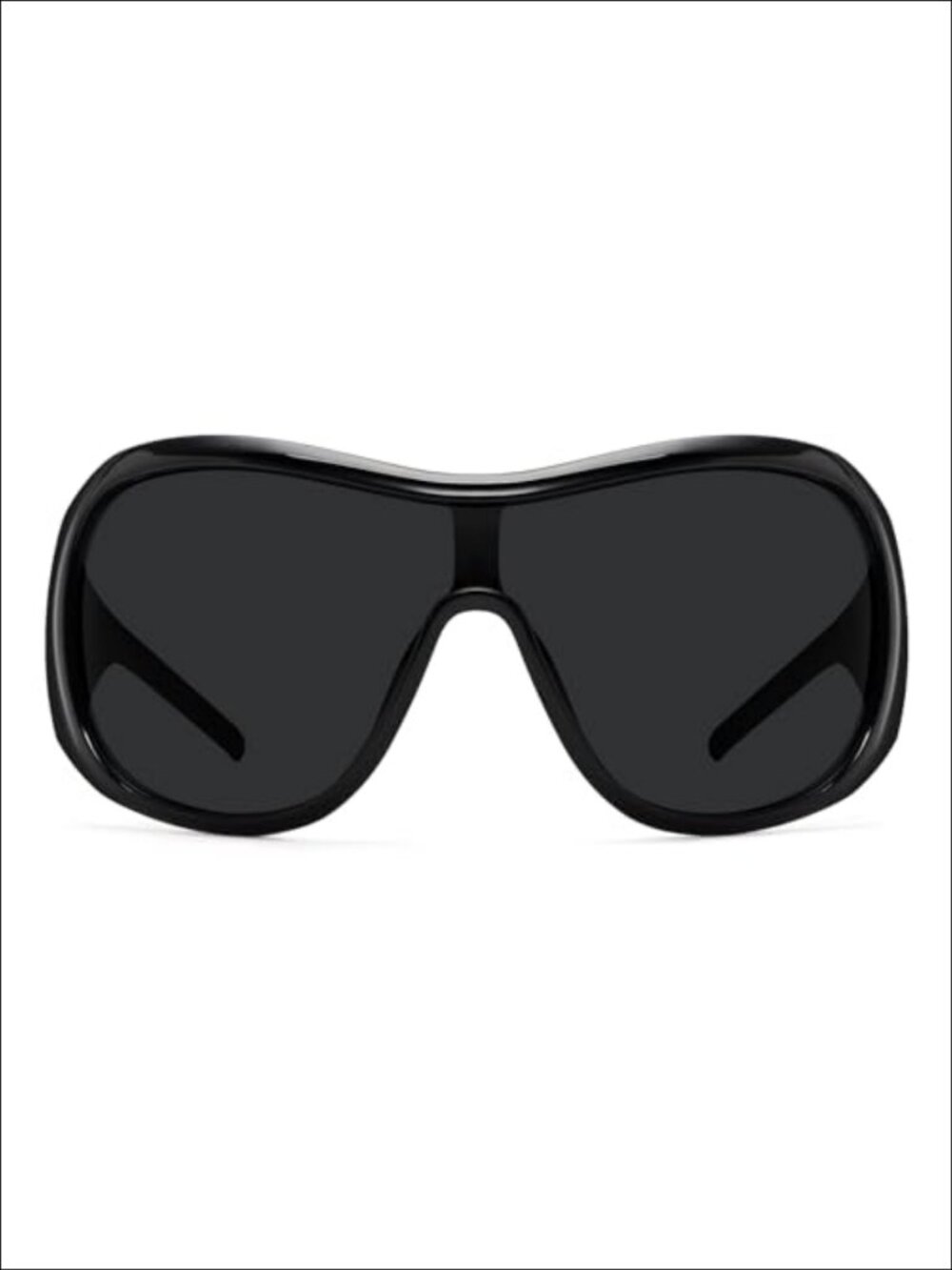 Oversized Wrap Around Sunglasses UV Protection Retro Shield Style